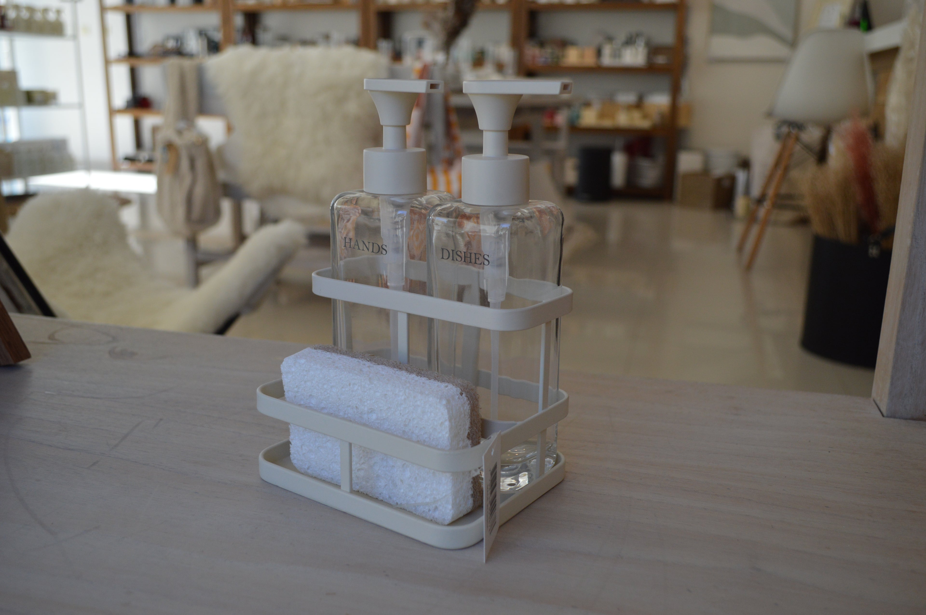 SET DISHES/HANDS CON ESPONJA BEIGE