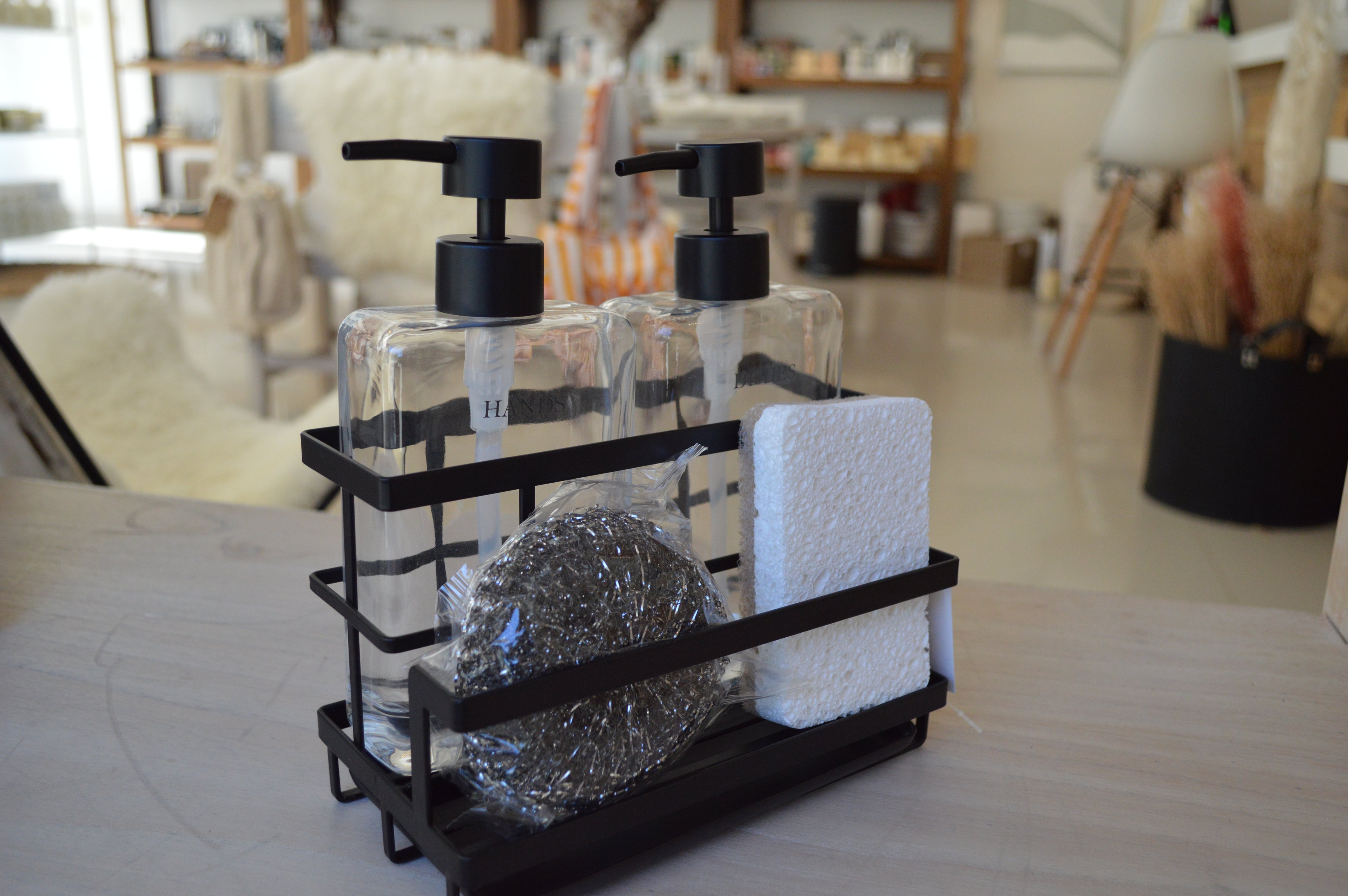 SET DISHES/HAND + ESPONJA NEGRO