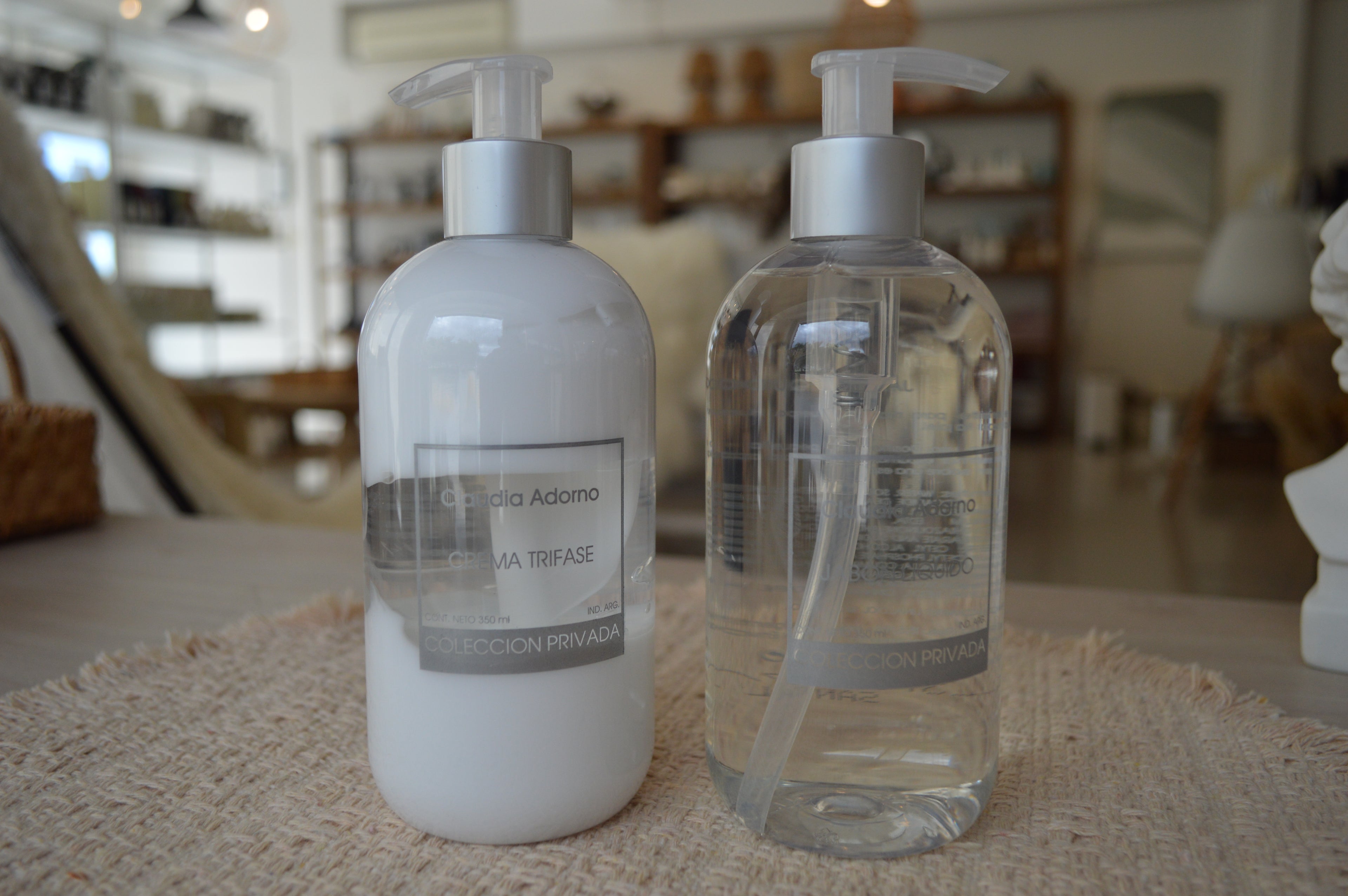 KIT JABON LIQUIDO Y CREMA TRIFASE TILO/SANTAL